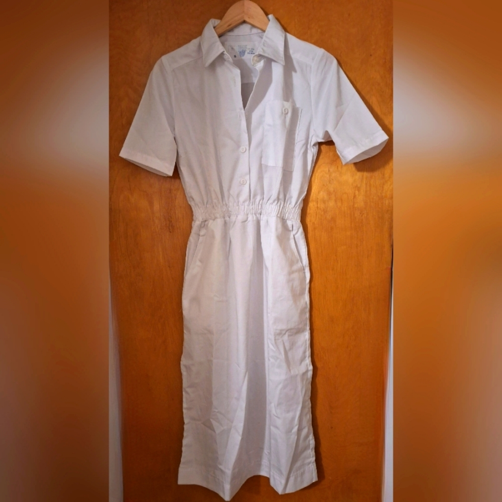 Retro Nurse Dress Uniform Size Small